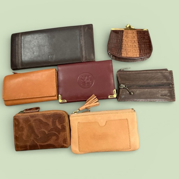 Kenzo Handbags - Reseller Wallet Key Holder Lot Kenzo Louis Quatorze Kansaiman Leather Bundle